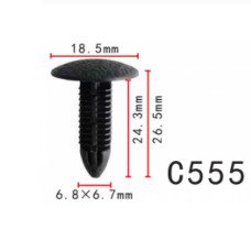 Кліпси C0555 кріплення обшивки GM 94145515 Isuzu 8941455150 Toyota Honda Opel  (уп.100шт)