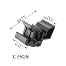 Кліпси C3828 утримувач бампера TESLA (147287200C)  ( уп. 100 шт.)