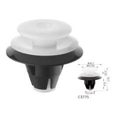 Кліпси C3775 обшивка дверей LEXUS (6339512150 6777133030) ( уп. 100 шт)