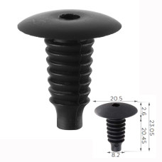 Кліпси C0942 обшивки салон/багажник OPEL,BMW,VW,SEAT,SKODA, AUDI,MERCEDES,FORD (2207713)  (уп.100шт)