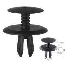 Кліпси C1411 VW, SEAT, AUDI, SKODA (11217) (уп.100шт) Кліпси C1411 VW, SEAT, AUDI, SKODA (11217) (уп.100шт)