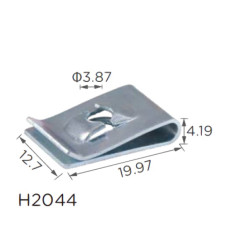 Скоба H2044 під гвинт L-20x12,7 D=4 FORD ( уп. 100 шт.) Скоба H2044 під гвинт L-20x12,7 D=4 FORD ( уп. 100 шт.)