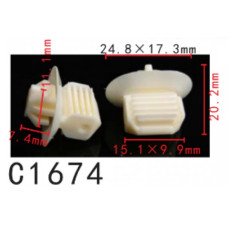 Кліпси C1674 обшивка салону VW, SEAT, SKODA (6N0867276, 12633) ( уп. 100 шт.) Кліпси C1674 обшивка салону VW, SEAT, SKODA (6N0867276, 12633) ( уп. 100 шт.)