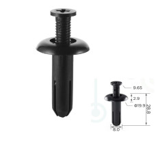 Кліпси C0080 розпірні (OEM MR138807, 11052) (уп.100шт) Кліпси C0080 розпірні (OEM MR138807, 11052) (уп.100шт)
