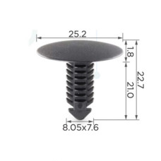 Кліпси C0101 обшивки салону (ОЕМ 388904S, 6501086, 4381395 388904-S, 10487) (уп.100шт) Кліпси C0101 обшивки салону (ОЕМ 388904S, 6501086, 4381395 388904-S, 10487) (уп.100шт)