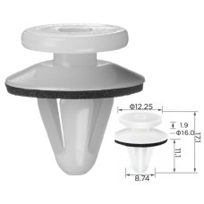 Кліпси C0369 обшивка дверей MITSUBISHI,RENAULT,KIA,HYUNDAI,DACIA,CHRYSLER (OEM MB567499,) ( уп.100ш Кліпси C0369 обшивка дверей MITSUBISHI,RENAULT,KIA,HYUNDAI,DACIA,CHRYSLER (OEM MB567499,) ( уп.100ш