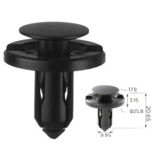 Кліпси C1356 Toyota 9046710210 (100шт) Кліпси C1356 Toyota 9046710210 (100шт)
