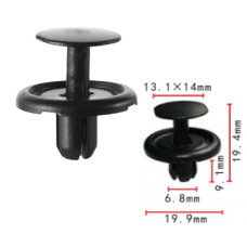 Кліпси C1359 Toyota 9046707214 (100шт) Кліпси C1359 Toyota 9046707214 (100шт)
