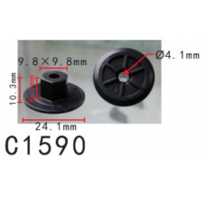 Гайки C1590 BMW, MERCEDES, SEAT, VW (51711958025 , A2019900050)  ( уп. 100 шт.)