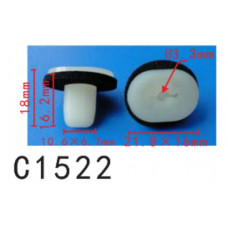 Кліпси C1522 обшивка Mazda 999100506  ( уп. 100 шт.)