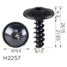 Саморіз H2257 VOLKSWAGEN, AUDI, GM (8K0805399A, 18650) ( уп. 100 шт.)