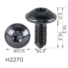Гвинт H2270 VOLKSWAGEN,AUD,SKODA M6 (N90898102, 19212) ( уп. 100 шт.) Гвинт H2270 VOLKSWAGEN,AUD,SKODA M6 (N90898102, 19212) ( уп. 100 шт.)