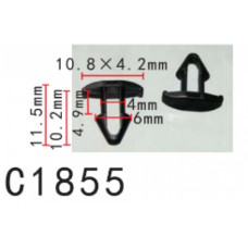 Кліпси C1855 ущільнювача TOYOTA, LEXUS, SCION (5314560030, 53145-60030, 10815) (уп. 100шт.) Кліпси C1855 ущільнювача TOYOTA, LEXUS, SCION (5314560030, 53145-60030, 10815) (уп. 100шт.)