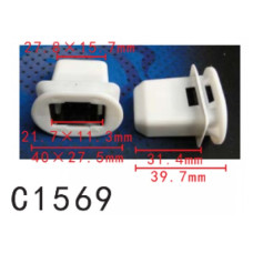 Кліпси C1569 обшивка VW, TOYOTA, LEXUS, AUDI (4L0886373, 4L0-886-373, 14849)  ( уп. 100 шт.)