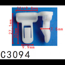 Кліпси C3094 бампера TOYOTA, LEXUS (7539235220, 75392-35220, 12287)  ( уп. 100 шт.)