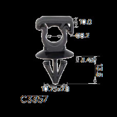 Кліпса C3357 проводки d8.1 (уп. 100шт.) Кліпса C3357 проводки d8.1 (уп. 100шт.)