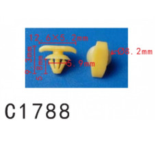 Кліпси C1788 ущільнювача VW, SKODA, SEAT (1Z0837732A, 15120) (уп. 100шт.) Кліпси C1788 ущільнювача VW, SKODA, SEAT (1Z0837732A, 15120) (уп. 100шт.)