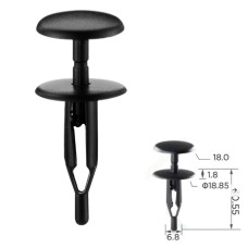 Кліпси C0195 обшивки GM 3540858 (уп.100шт) Кліпси C0195 обшивки GM 3540858 (уп.100шт)