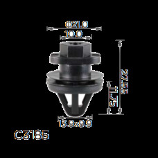 Кліпси C3185 кріплення карти дверей VOLKSWAGEN,AUDI,SEAT,SKODA(3AA-868-243-A,3AA868243A)( уп. 100 шт
