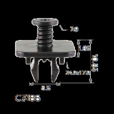 Кліпси C3188 VW, AUDI, SEAT, SKODA (WHT005263, WHT-005-263) (уп.100шт)