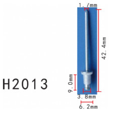 Заклепки H2013 металева Toyota,Ford,Opel (9026904051,90269A0006,6028434,E864164S,0164361) ( уп. 100 Заклепки H2013 металева Toyota,Ford,Opel (9026904051,90269A0006,6028434,E864164S,0164361) ( уп. 100