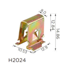 Скоба H2024 BMW (51437194187,51431928893,54210390587,54218195800) ( уп. 100 шт.) Скоба H2024 BMW (51437194187,51431928893,54210390587,54218195800) ( уп. 100 шт.)
