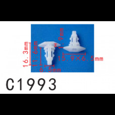 Кліпси C1993 ущільнювача NISSAN (0155308951, 65810K2009,01553-08951, 65810-K2009, 15131) (уп.100шт) Кліпси C1993 ущільнювача NISSAN (0155308951, 65810K2009,01553-08951, 65810-K2009, 15131) (уп.100шт)