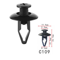 Кліпси C0109 розпірні Infinity Nissan 6384401A00 6385401A00 Ford MNA0156 NA01561 (уп.100шт) Кліпси C0109 розпірні Infinity Nissan 6384401A00 6385401A00 Ford MNA0156 NA01561 (уп.100шт)