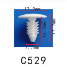 Кліпси C0529 кріплення обшивки GM, FORD, CHRYSLER, AMC (уп.100шт)