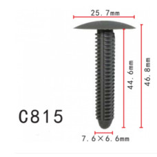 Кліпси C0815 кріплення обшивки FORD (E8FZ5802354A, E8FZ-5802354A) (уп.100шт)