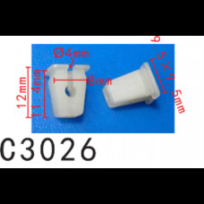 Кліпси C3026 під саморіз GM 90230846 2240802 94515248 BMW 63121374075  ( уп. 100 шт.)