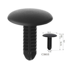 Кліпси C3803 кріплення обшивки багажник, капот TESLA (101091900A) (уп.100шт)