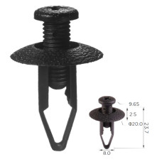 Кліпси C0573 розпірні Mitsubishi MB547806 Nissan 63854-01A00 Mazda Honda Toyota Ford (уп.100шт) Кліпси C0573 розпірні Mitsubishi MB547806 Nissan 63854-01A00 Mazda Honda Toyota Ford (уп.100шт)