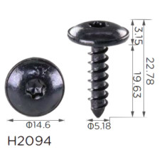 Саморіз H2094 Volkswagen (N90775001) ( уп. 100 шт.) Саморіз H2094 Volkswagen (N90775001) ( уп. 100 шт.)
