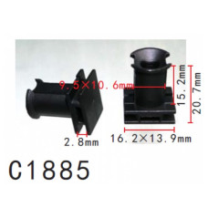 Кліпси C1885  молдингу порогів VW, AUDI, SEAT, SKODA (6Q0853147, 6Q0.853.147, 12461) ( уп. 100 шт.)