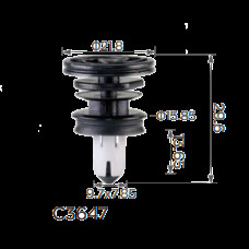 Кліпси C3647 обшивки Tesla 113514700B ( уп. 100 шт)