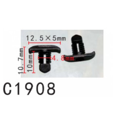 Кліпси C1908 ущільнювача VW, SEAT, FORD, AUDI (251823717, 251 823 717, 10661) (уп. 100шт.) Кліпси C1908 ущільнювача VW, SEAT, FORD, AUDI (251823717, 251 823 717, 10661) (уп. 100шт.)