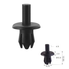 Кліпси C1150 розпірні VW, AUDI, PEUGEOT, CITROEN, OPEL, MERCEDES, VOLVO, SAAB, DAEWOO 697334 (100шт) Кліпси C1150 розпірні VW, AUDI, PEUGEOT, CITROEN, OPEL, MERCEDES, VOLVO, SAAB, DAEWOO 697334 (100шт)