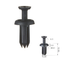 Кліпси C1177 розпірні TOYOTA, KIA, HYUNDAI (90467-05090-B1, 90467-05090, 9046705090) (уп.100шт) Кліпси C1177 розпірні TOYOTA, KIA, HYUNDAI (90467-05090-B1, 90467-05090, 9046705090) (уп.100шт)