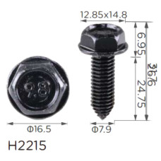 Гвинт H2215 з шайбою GM M8 (11503632) ( уп. 100 шт.) Гвинт H2215 з шайбою GM M8 (11503632) ( уп. 100 шт.)