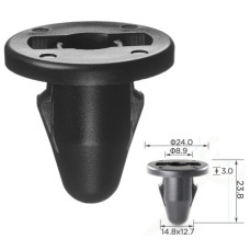 Кліпси C0359 обшивки Mitsubishi MB271999 MB271999R( уп.100шт)