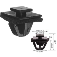 Кліпси C0360 молдинга Hyundai Kia Suzuki 8775638000  ( уп. 100 шт.)