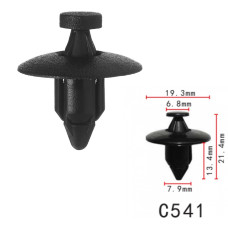 Кліпси C0541 розпірні HONDA, NISSAN, TOYOTA. 010, 5145448010, 91545-SE0-0030-W (уп.100шт) Кліпси C0541 розпірні HONDA, NISSAN, TOYOTA. 010, 5145448010, 91545-SE0-0030-W (уп.100шт)